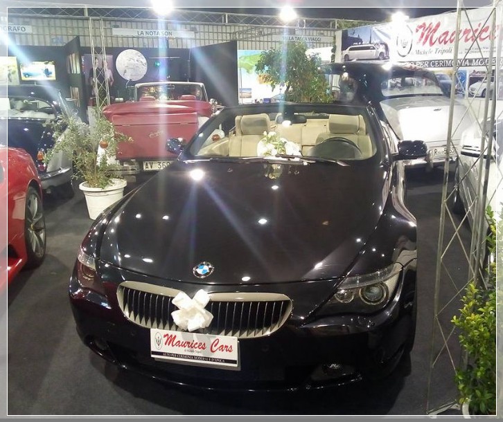 Noleggio BMW cabrio serie 6 per matrimonio Palermo