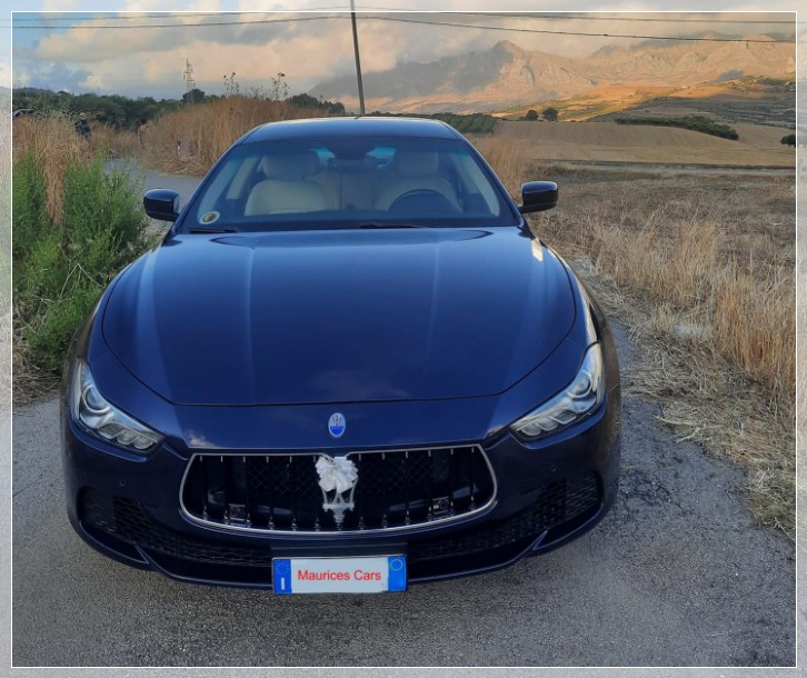 Noleggio Maserati Ghibli per matrimonio Palermo